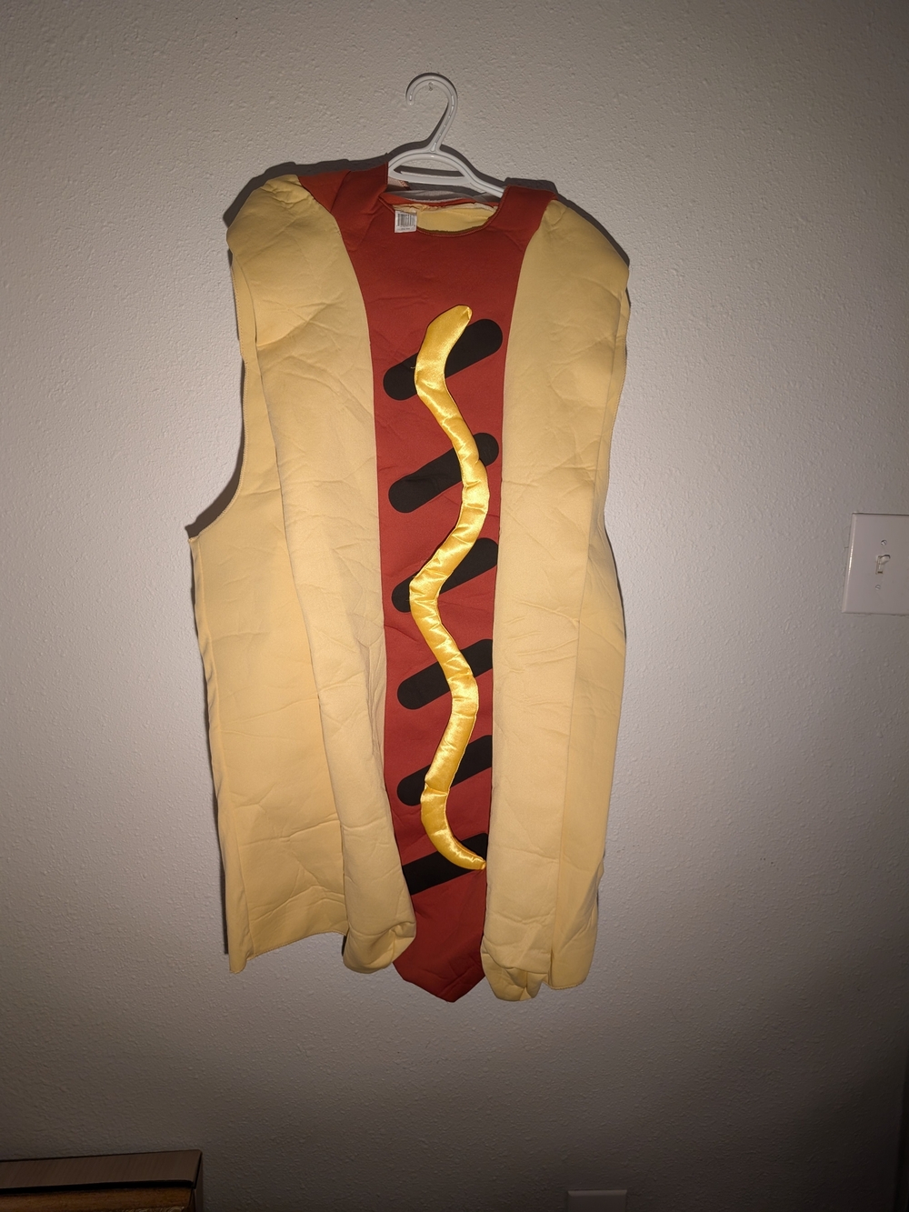 Hot Dog Costume - Yellow & Red